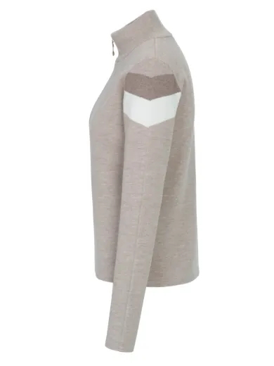 Bilde av WoolLand Hemsedal Knitted Top Woman Latte